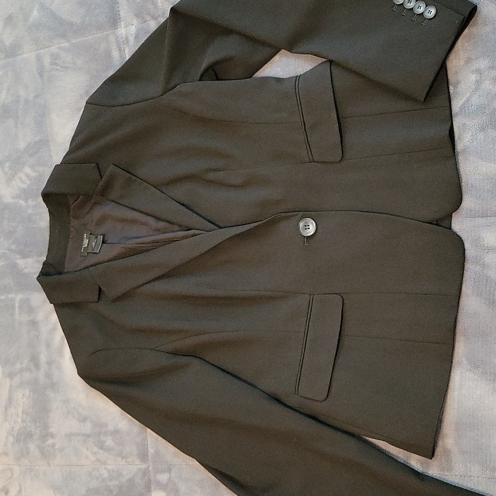 Ann Taylor Factory Petite Size 8 Black Suit Jacket